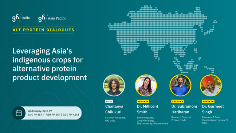 Alt Protein Dialogue Webinar 7: Leveraging Asia's indigenous crops for alternative protein product development